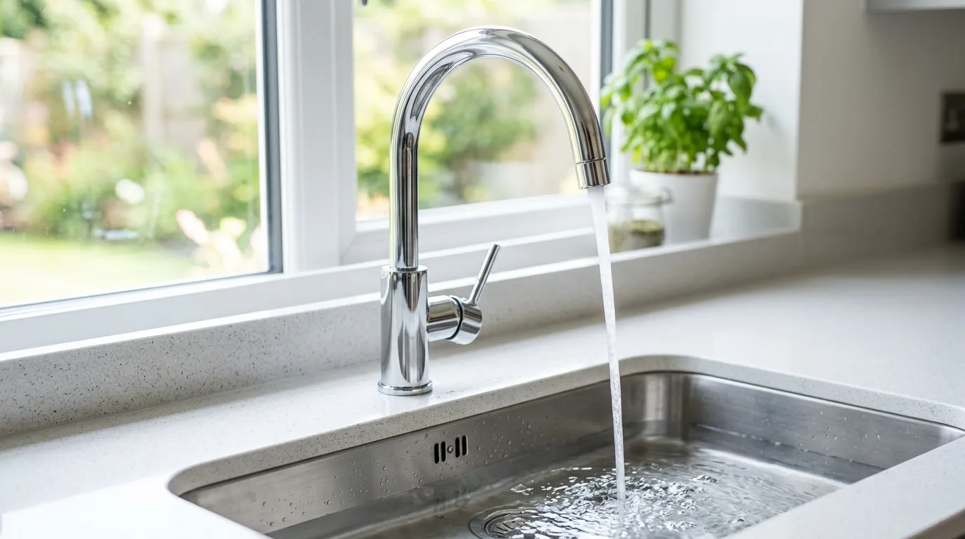 Local Plumbing Master Pros same day plumber fixing a faucet in Jamesburg, NJ